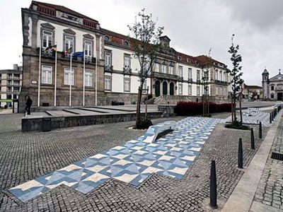 Ovar coastal landscape view